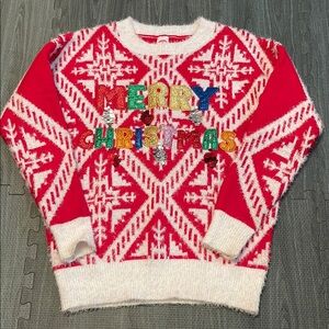 Festive Red Christmas Sweater